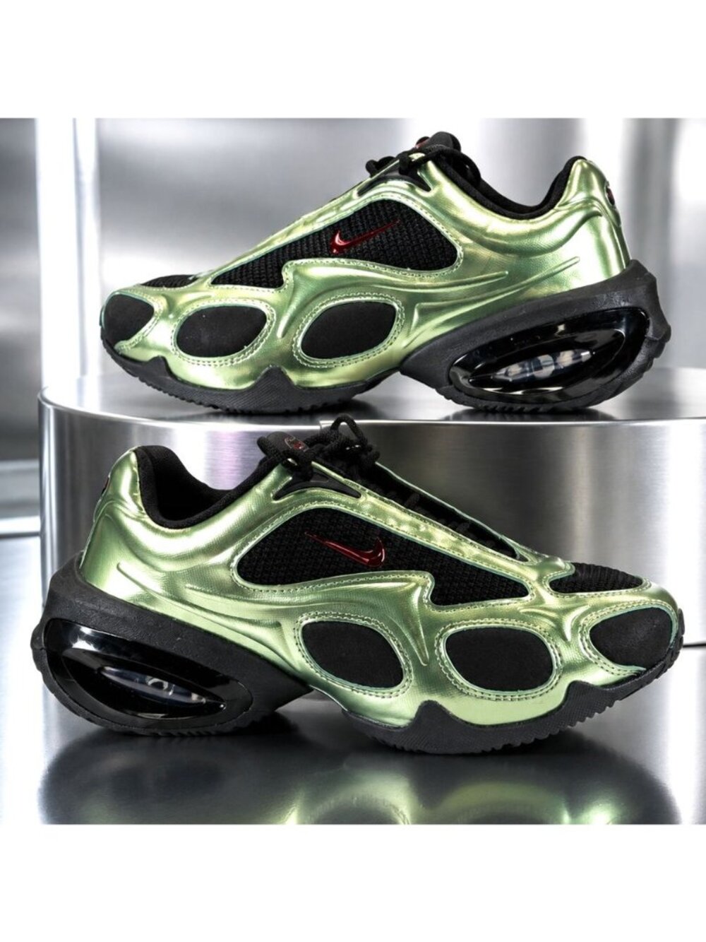 Nike Air Max TW Running Shoes Womens Metallic Green Sizes 7 7.5 8.5